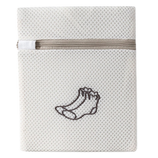Him Room 不變形內衣洗衣袋 18 x 20 cm, 1個, 米色刺繡襪