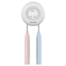 유토렉스 블랑 2구 무선 칫솔살균기, UTC-3600, 화이트