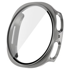 캘릭스 갤럭시워치 호환 풀커버 액정보호 강화유리 케이스, 그라파이트, 1개