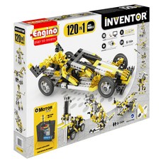 Engino 安捷積木 120 in 1 電動變形多組合款積木, 1套, 黃色