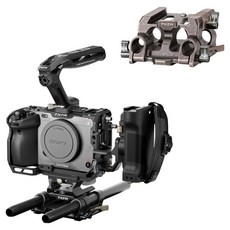 틸타 소니 FX3/FX30 케이지 + 베이스 플레이트 15mm 키트, 1세트, 케이지(TA-T16-C-B), 베이스 플레이트(TA-BSP4-15)