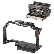 틸타 캐논 R5C 케이지 + 베이스 플레이트 15mm 세트, 1세트, 케이지(TA-T22-FCC-B-V2), 베이스 플레이트(TA-BSP-15-G)