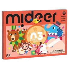 mideer 美術著色書 腦力啟蒙 LEVEL3, 1個, 多色