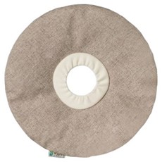 Space Cat Home O-Donut 甜甜圈造型生活防水寵物防舔頭套, 1個, 燕麥色