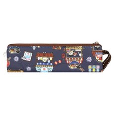 uma hana 防水短筷套 相撲夜市印花, 深藍色, 1個