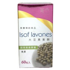 GENHAO菁禾 大豆異黃酮 純素, 1個, 60顆