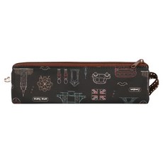 uma hana 防水短筷套 英國輪廓印花, 1個, 黑色