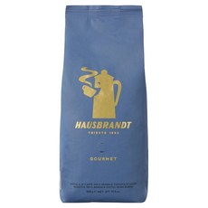 HAUSBRANDT 極品咖啡豆 100%阿拉比卡, 全豆咖啡 未研磨, 500g, 1包