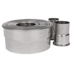 不鏽鋼圓形環狀餅乾模具12件組, 12種, 1套