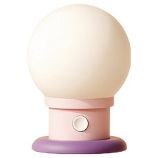 비츠조명 루미프렌즈 포터블 LED 코리 무선 무드등, PINK