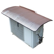 完美貼合 隔熱室外機罩 銀色 大型(100 x 46 cm) + 掛勾組, 1套, 單一商品
