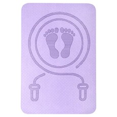 HOME GYM CLUB 居家健身 跳繩墊 20mm 短款, FA024, 紫色