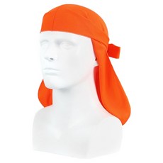 大尺寸大頭運動頭巾, 螢光橘, 1個