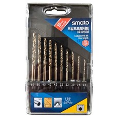 smato 鈷鑽頭組 六角柄 10件 2-6 套裝 C1158605, 1套