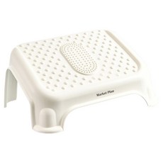 Market Plan 傾斜式防滑指壓腳踏板, 奶油白