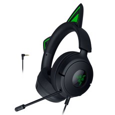 RAZER 雷蛇 Kraken Kitty V3 X 有線耳機麥克風, RZ04-05350200-R3M1, 黑色