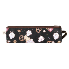 uma hana 防水短筷套 嗶嗶波波印花, 1個, 黑色