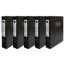 영오 고주파 D링바인더 3공 A4 5cm, 흑색, 5개