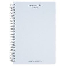DASH&DOT STARRY STARRY DAYS PLANNER, 1個, 日空藍