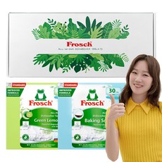Frosch 德國小綠蛙 洗碗機洗滌劑 綠檸檬 + 蘇打 禮盒組, 1套