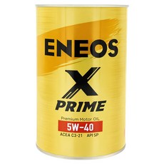 ENEOS X PRIME 頂級金鐵罐 全合成機油, 1個, 5w40, 1L