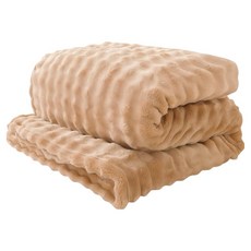 Home of flowers 繁花之家 三層夾棉兔毛牛奶絨毛毯