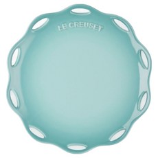 LE CREUSET 蕾絲花語系列 圓盤, 1個, 悠然綠