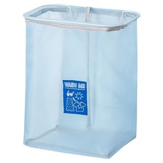 網格壁掛髒衣籃, 藍色