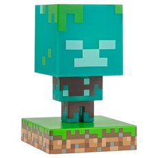 MINECRAFT 麥塊 沉屍苦力怕造型 ICON小夜燈, 綠色