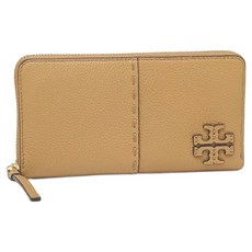 TORY BURCH 縫線造型ㄇ型拉鍊長夾 S10136360