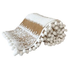 Home of flowers 流蘇小球加厚毛毯