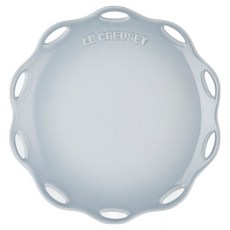 LE CREUSET 蕾絲花語系列 圓盤, 1個, 銀灰藍