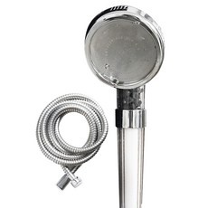 LIVINGiF Clean淨水過濾蓮蓬頭 + 2m淋浴管組合, 鉻合金, 1個, 請確認詳細資訊