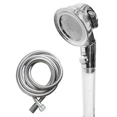 LIVINGiF 水壓調節Sense Filter蓮蓬頭+淋浴軟管 2m組, 鉻, 1套
