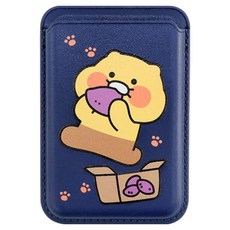KAKAO FRIENDS 春植 CS MagSafe 相容 PU 卡夾, 1個, 海軍藍