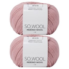 Yarna Soul 編織線 50g, 508 塵玫瑰色, 2個