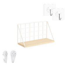 Otem 簡約層架, 白色, 1層