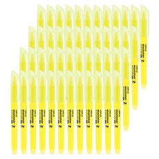 Lineplus Elastomer 無淚彈性螢光筆 原創, 48個, 黃色