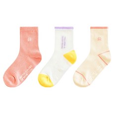 UNITED COLORS OF BENETTON. KIDS 兒童多款設計中筒襪3件組