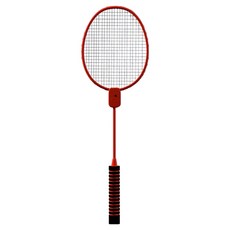Sodam Mall 堅固耐用 LED 羽毛球拍 發光紅, 1個, 單一商品