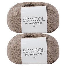 Yarna Soul 編織線 50g, 504 煙灰色, 2個