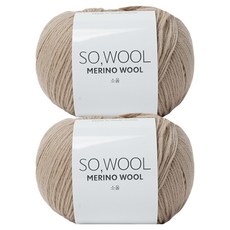 Yarna Soul 編織線 50g, 503 米色, 2個