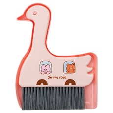 Sokssokchaeum 多用途書桌清潔迷你掃帚 23.5 x 18 x 1.2 cm, 1個, 粉紅色