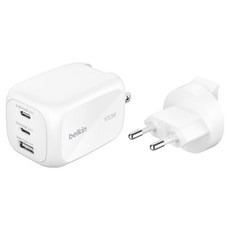 벨킨 부스트차지 프로 100W 3포트 GaN 초고속 충전기 WCH016krWH, 화이트, 1개