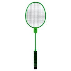 Sodam Mall 堅固LED發光羽毛球拍 螢光綠, 1個, 單一商品