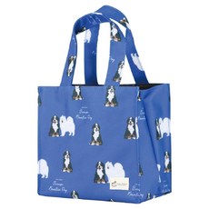 uma hana 防水便當袋, 伯恩山犬印花 深藍色, 1個