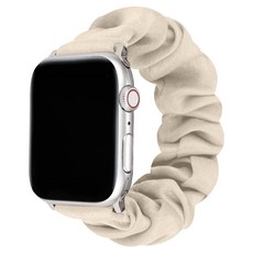 髮圈式錶帶, 米色