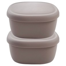 실리팟 실리콘 밀폐용기 토프브라운 중, 2개, 단품 주방용품/1인가구 주방용품 반품 최저가 12,340원