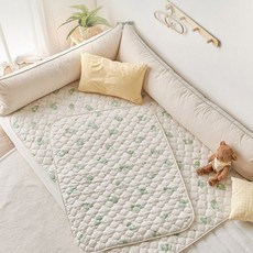 Prielle 幼兒用 Dingo 純棉防水墊 綠色 SS 1個