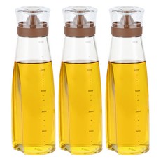 키텐실 시노글라스 네이처 프리미엄 에디션 오일병 우드, 3개, 500ml